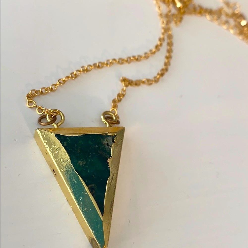 Boho Chrysoprase Mineral Necklace